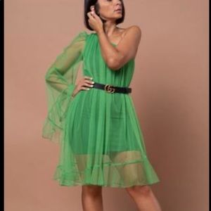 ❤️Byegreis Iris Green Dress